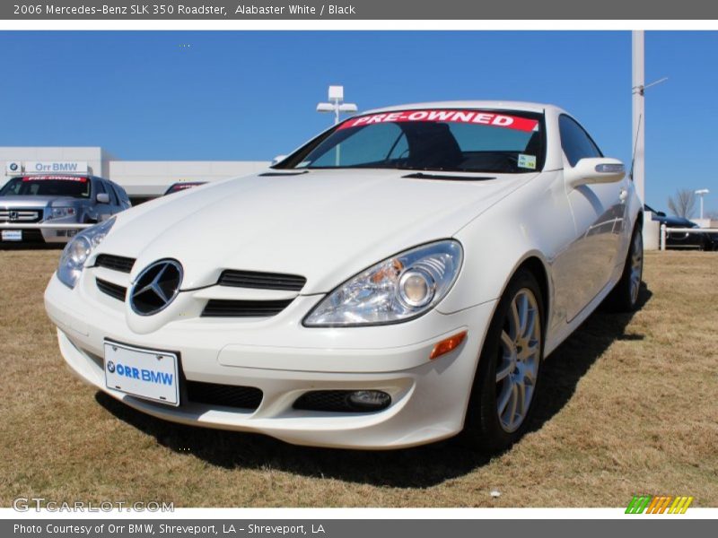 Alabaster White / Black 2006 Mercedes-Benz SLK 350 Roadster