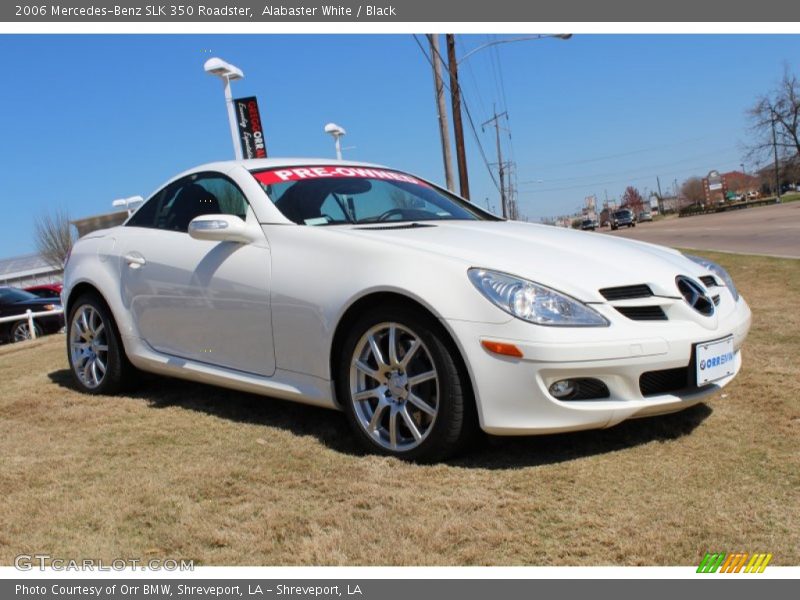 Alabaster White / Black 2006 Mercedes-Benz SLK 350 Roadster
