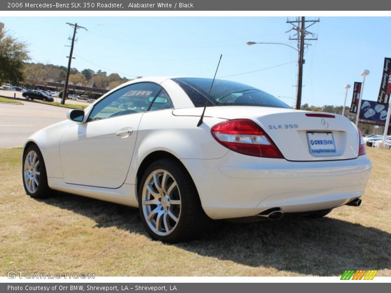 Alabaster White / Black 2006 Mercedes-Benz SLK 350 Roadster