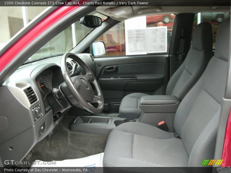  2006 Colorado Z71 Crew Cab 4x4 Very Dark Pewter Interior