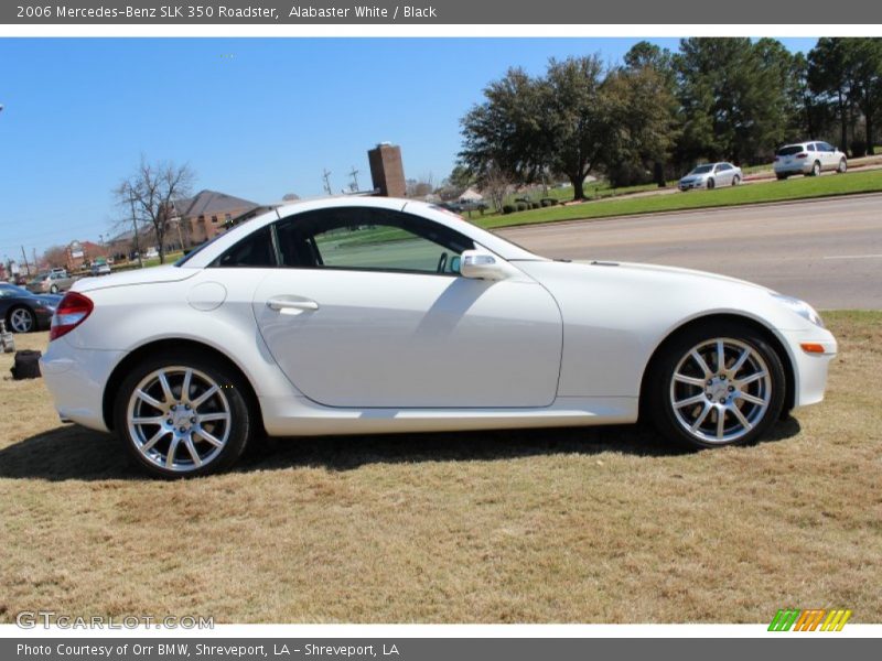 Alabaster White / Black 2006 Mercedes-Benz SLK 350 Roadster
