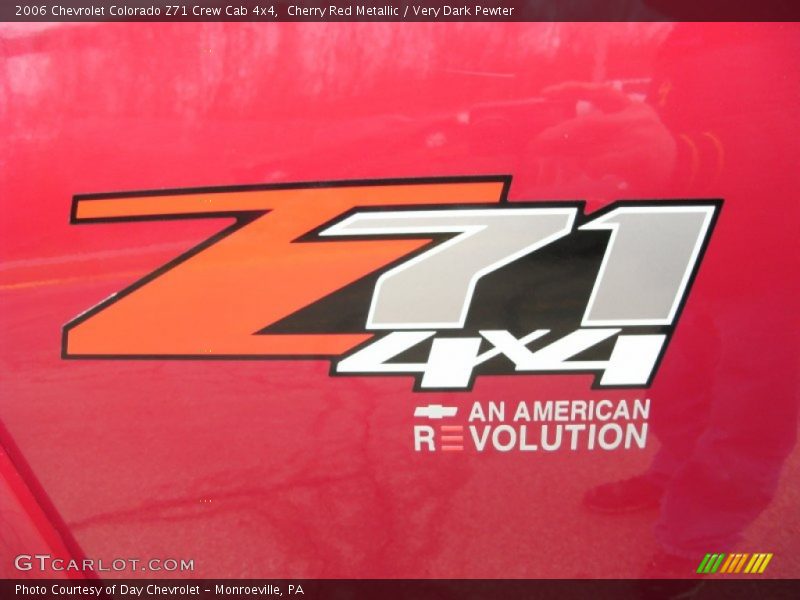 Cherry Red Metallic / Very Dark Pewter 2006 Chevrolet Colorado Z71 Crew Cab 4x4