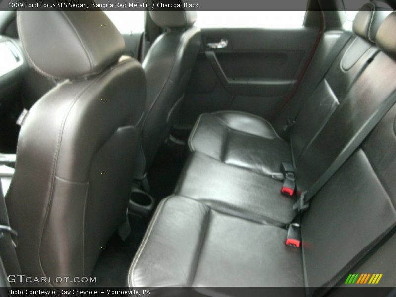 Sangria Red Metallic / Charcoal Black 2009 Ford Focus SES Sedan
