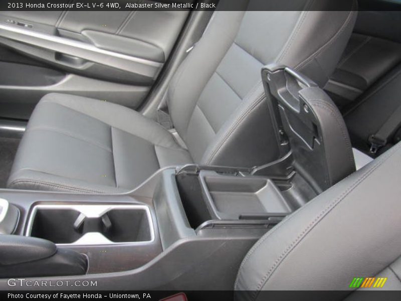 Alabaster Silver Metallic / Black 2013 Honda Crosstour EX-L V-6 4WD