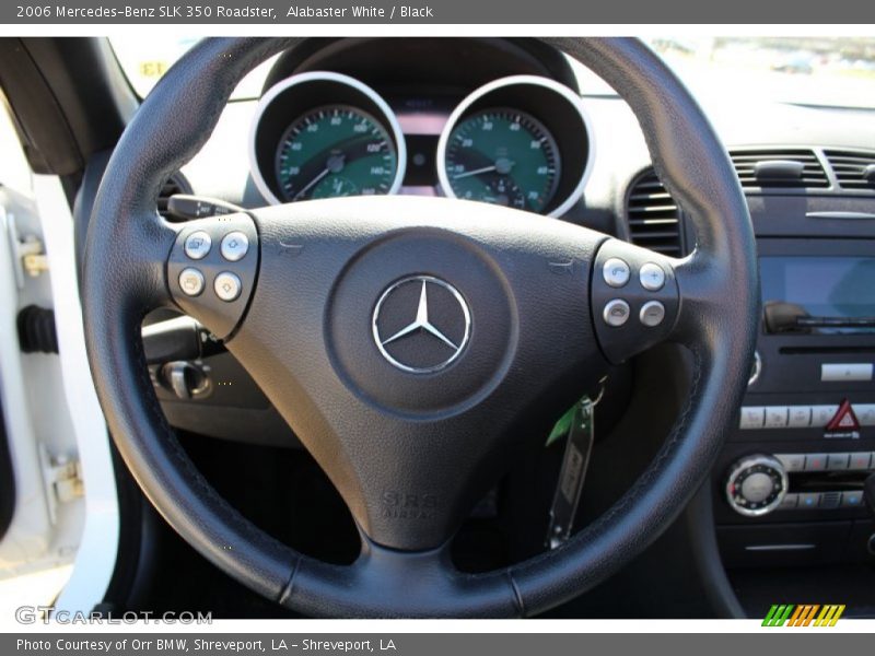 Alabaster White / Black 2006 Mercedes-Benz SLK 350 Roadster