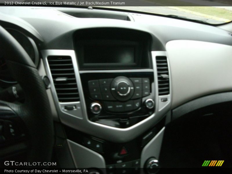 Ice Blue Metallic / Jet Black/Medium Titanium 2012 Chevrolet Cruze LS