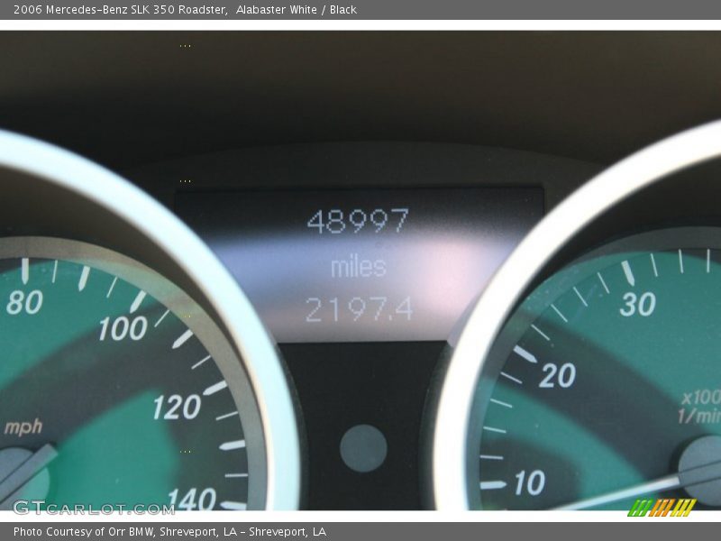 Alabaster White / Black 2006 Mercedes-Benz SLK 350 Roadster