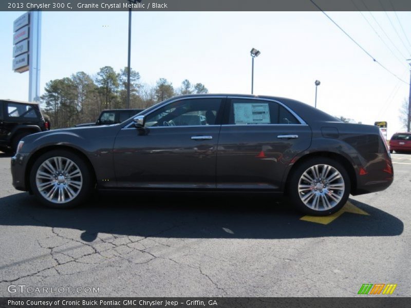Granite Crystal Metallic / Black 2013 Chrysler 300 C