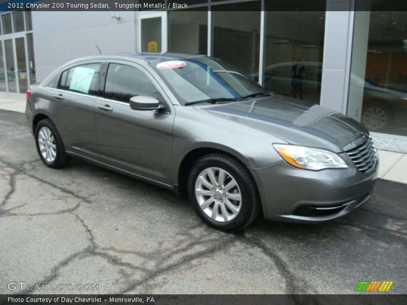 Tungsten Metallic / Black 2012 Chrysler 200 Touring Sedan