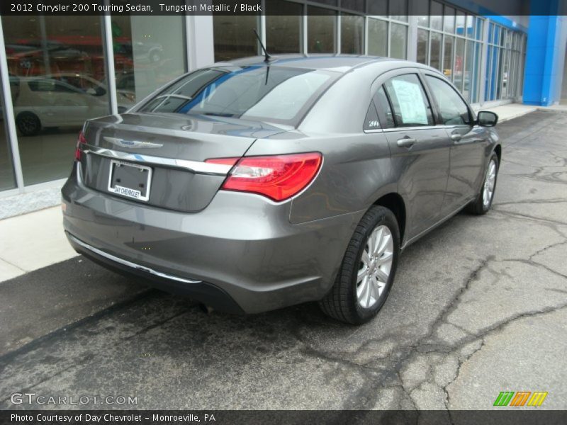 Tungsten Metallic / Black 2012 Chrysler 200 Touring Sedan