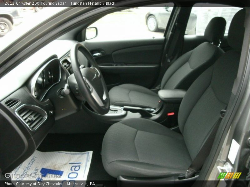 Tungsten Metallic / Black 2012 Chrysler 200 Touring Sedan