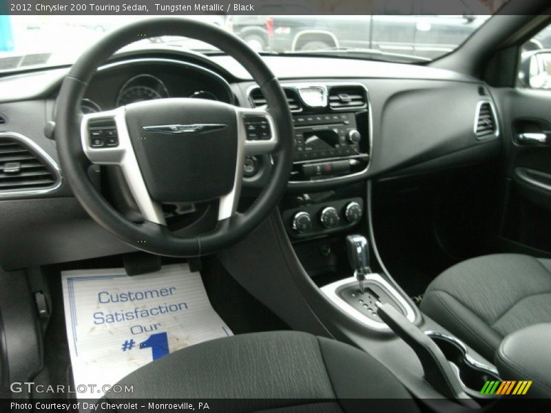 Tungsten Metallic / Black 2012 Chrysler 200 Touring Sedan