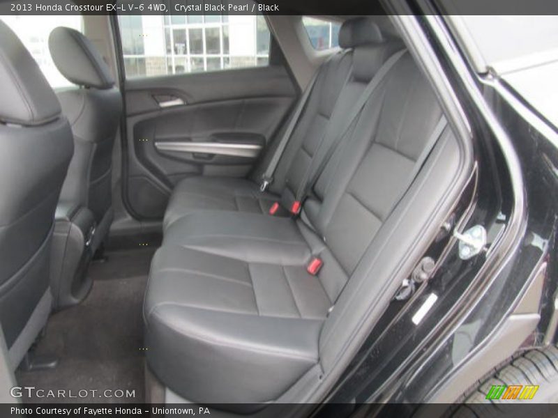 Rear Seat of 2013 Crosstour EX-L V-6 4WD