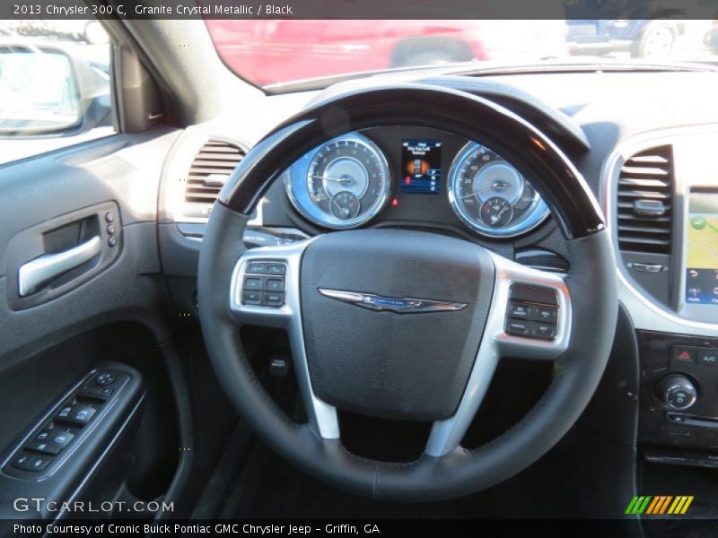 Granite Crystal Metallic / Black 2013 Chrysler 300 C