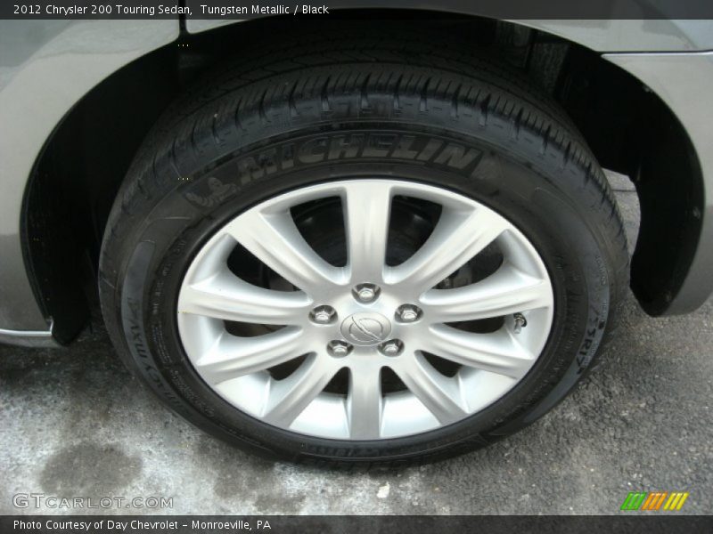 Tungsten Metallic / Black 2012 Chrysler 200 Touring Sedan