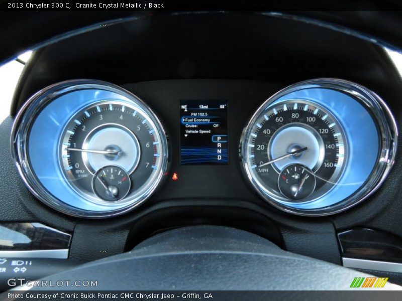 Granite Crystal Metallic / Black 2013 Chrysler 300 C