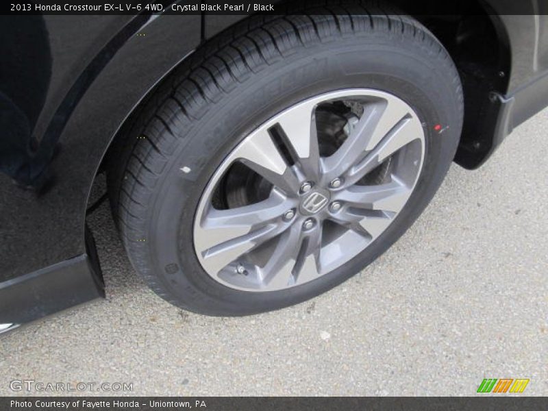 Crystal Black Pearl / Black 2013 Honda Crosstour EX-L V-6 4WD