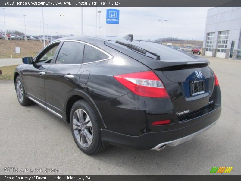 Crystal Black Pearl / Black 2013 Honda Crosstour EX-L V-6 4WD