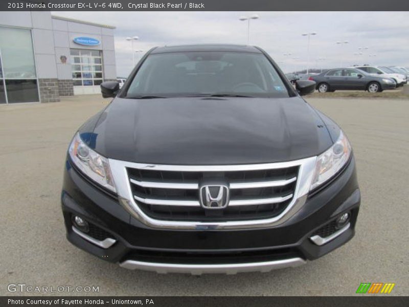 Crystal Black Pearl / Black 2013 Honda Crosstour EX-L V-6 4WD