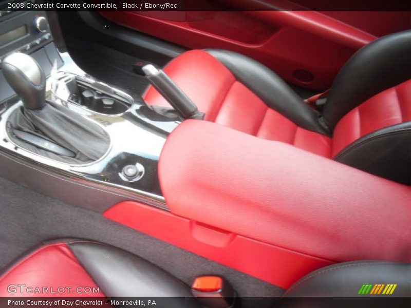 Black / Ebony/Red 2008 Chevrolet Corvette Convertible