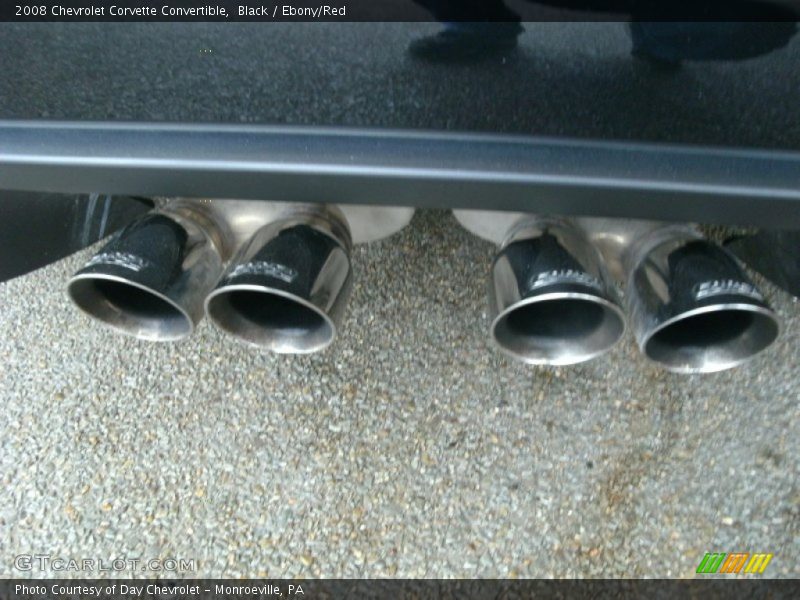 Exhaust of 2008 Corvette Convertible