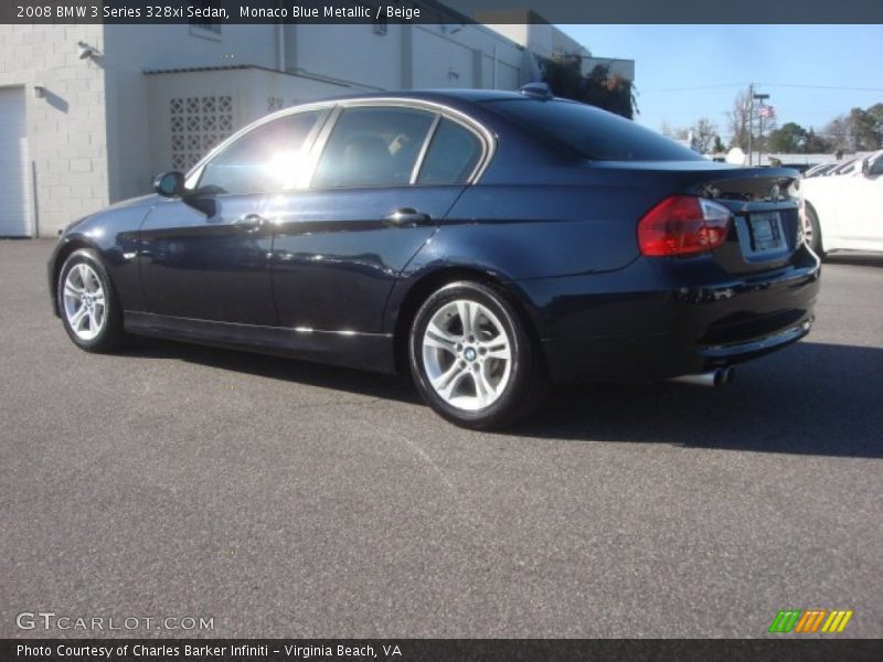 Monaco Blue Metallic / Beige 2008 BMW 3 Series 328xi Sedan
