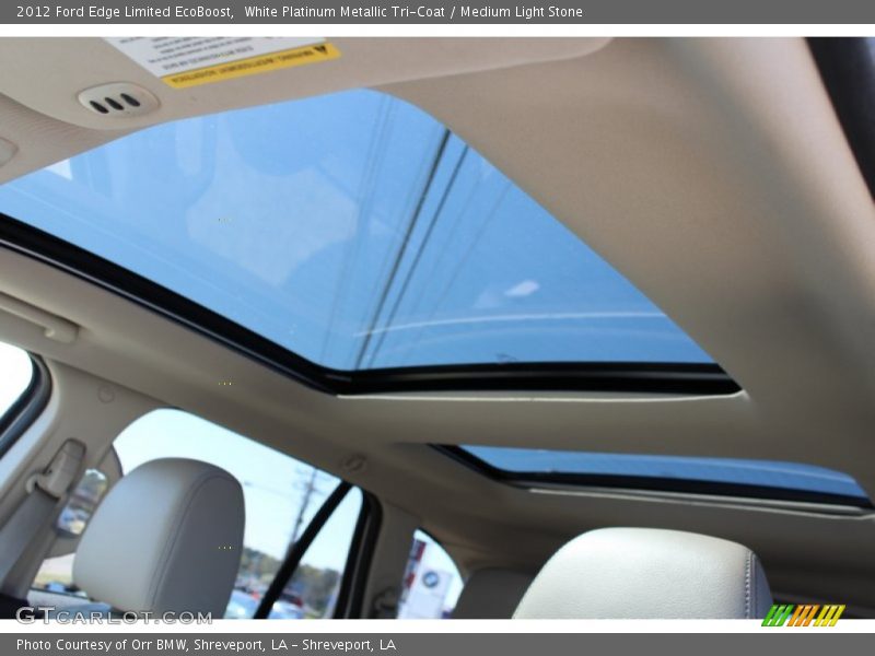 Sunroof of 2012 Edge Limited EcoBoost