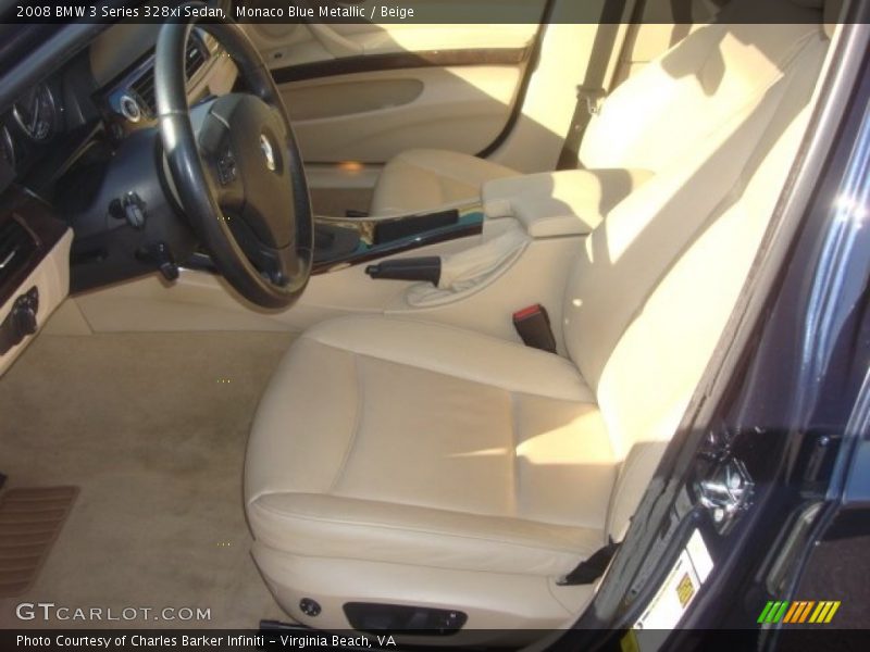 Monaco Blue Metallic / Beige 2008 BMW 3 Series 328xi Sedan