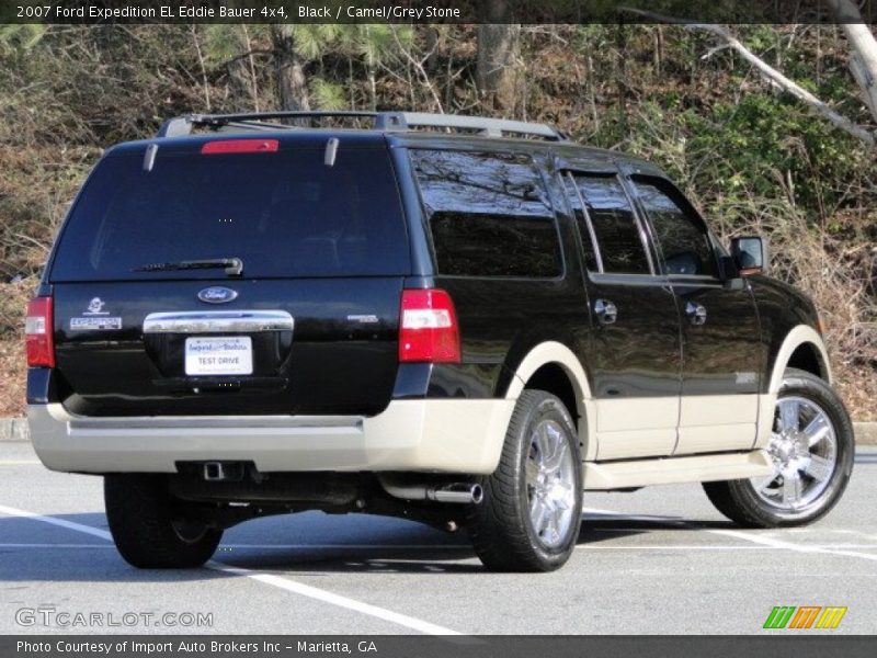 Black / Camel/Grey Stone 2007 Ford Expedition EL Eddie Bauer 4x4