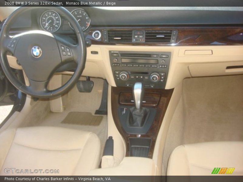 Monaco Blue Metallic / Beige 2008 BMW 3 Series 328xi Sedan