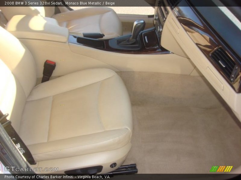 Monaco Blue Metallic / Beige 2008 BMW 3 Series 328xi Sedan