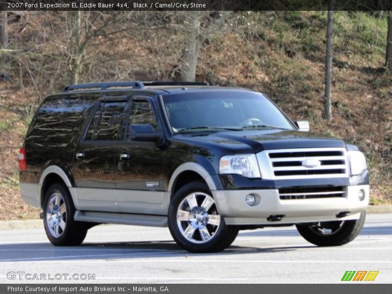 Black / Camel/Grey Stone 2007 Ford Expedition EL Eddie Bauer 4x4