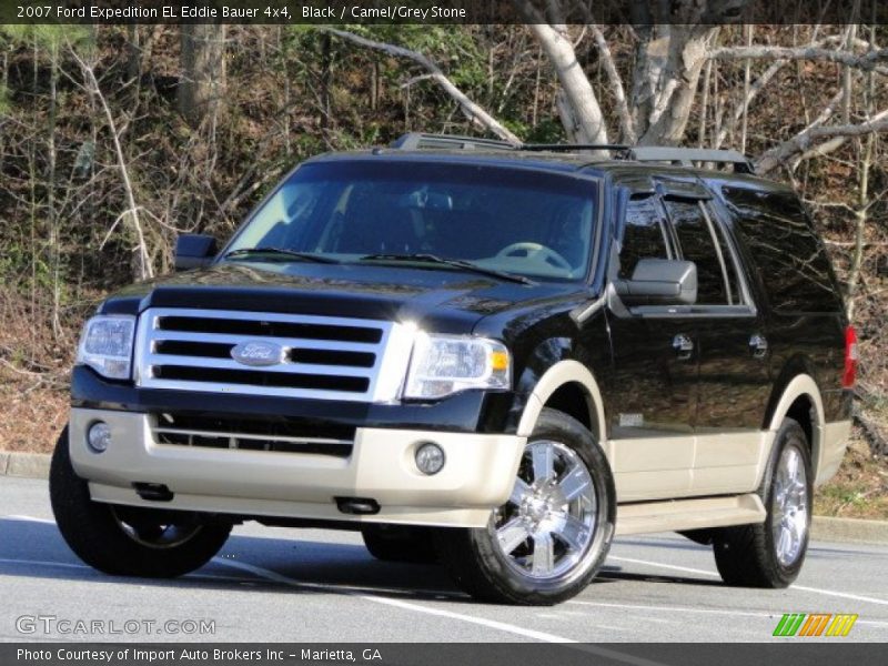Black / Camel/Grey Stone 2007 Ford Expedition EL Eddie Bauer 4x4