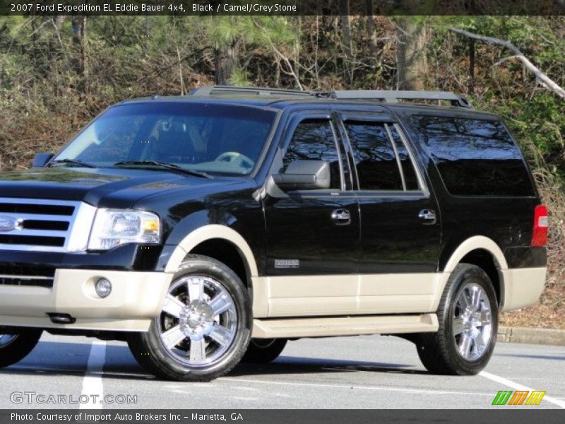 Black / Camel/Grey Stone 2007 Ford Expedition EL Eddie Bauer 4x4