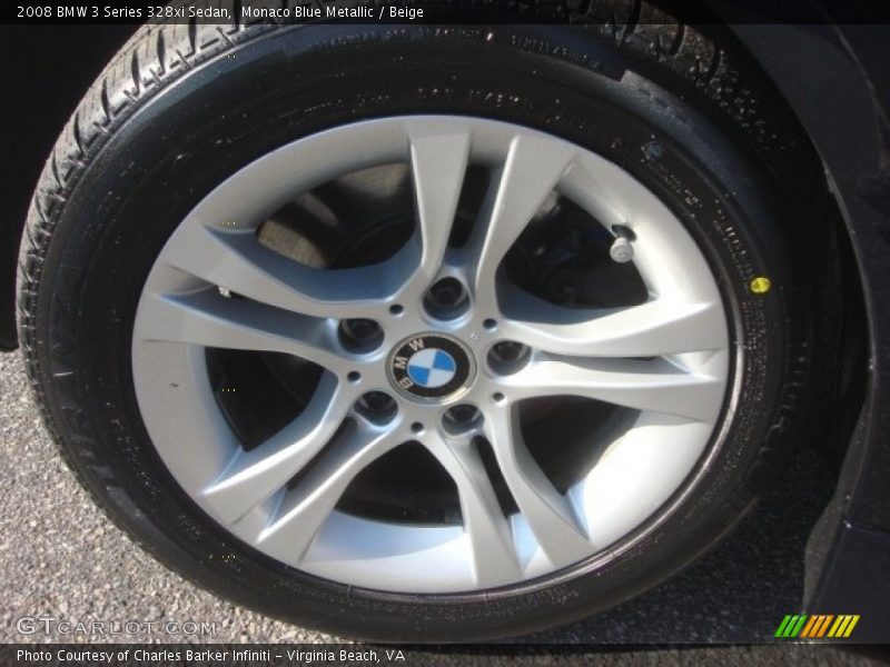 Monaco Blue Metallic / Beige 2008 BMW 3 Series 328xi Sedan