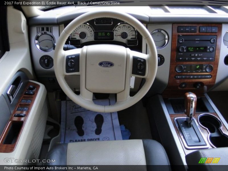 Black / Camel/Grey Stone 2007 Ford Expedition EL Eddie Bauer 4x4