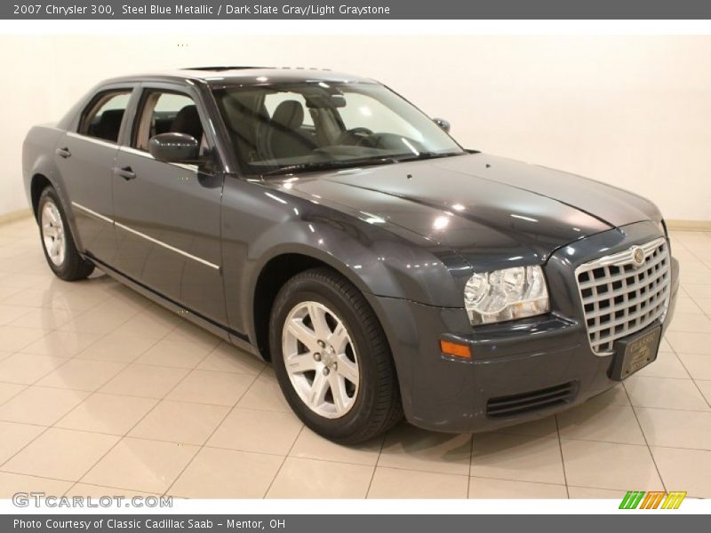 Steel Blue Metallic / Dark Slate Gray/Light Graystone 2007 Chrysler 300