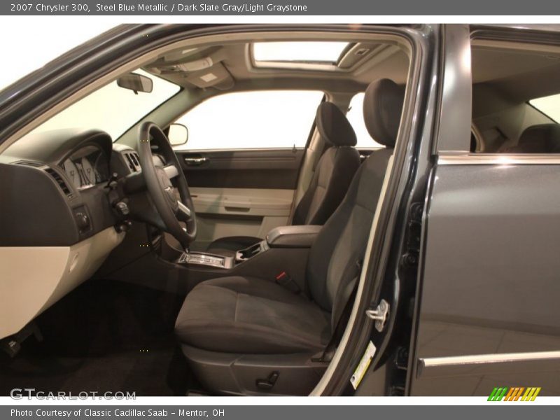 Steel Blue Metallic / Dark Slate Gray/Light Graystone 2007 Chrysler 300