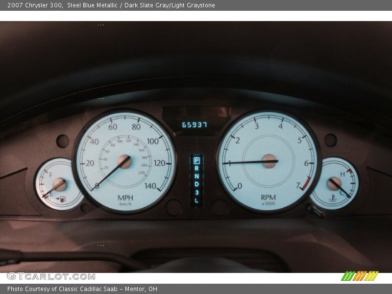 Steel Blue Metallic / Dark Slate Gray/Light Graystone 2007 Chrysler 300