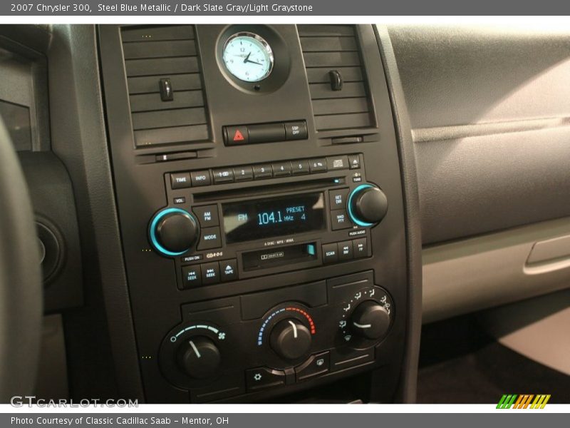 Steel Blue Metallic / Dark Slate Gray/Light Graystone 2007 Chrysler 300