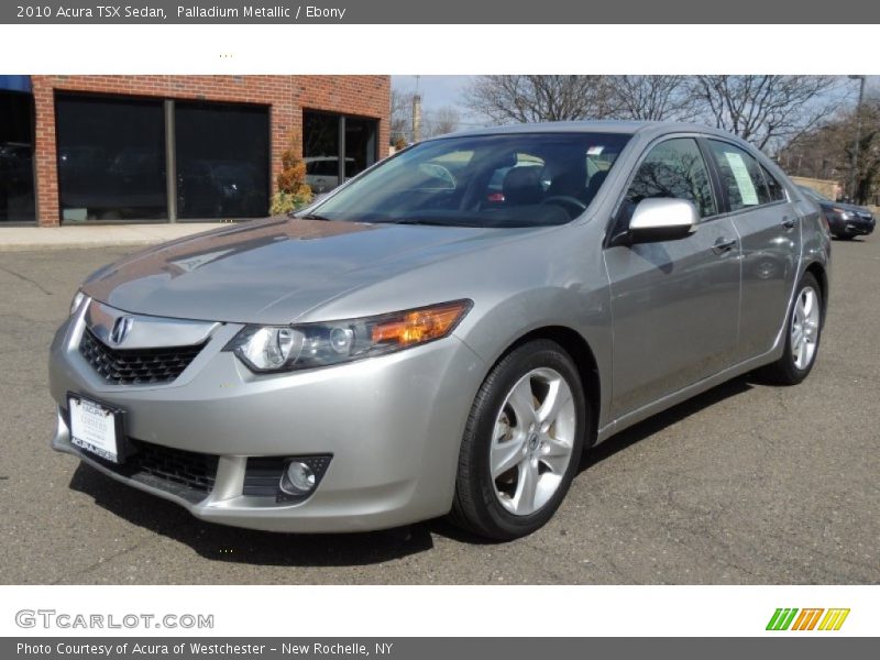 Palladium Metallic / Ebony 2010 Acura TSX Sedan