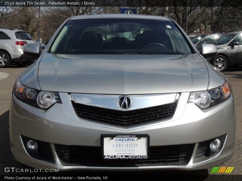 Palladium Metallic / Ebony 2010 Acura TSX Sedan