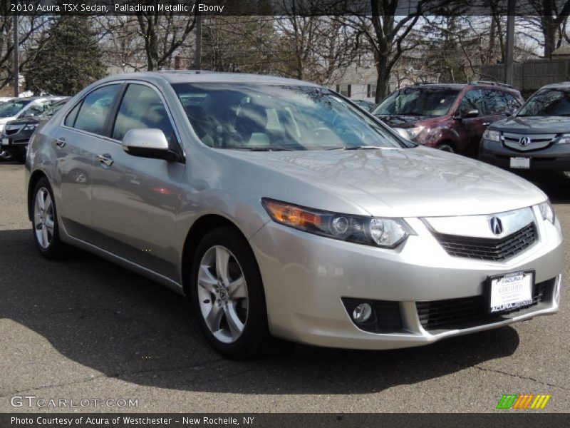 Palladium Metallic / Ebony 2010 Acura TSX Sedan