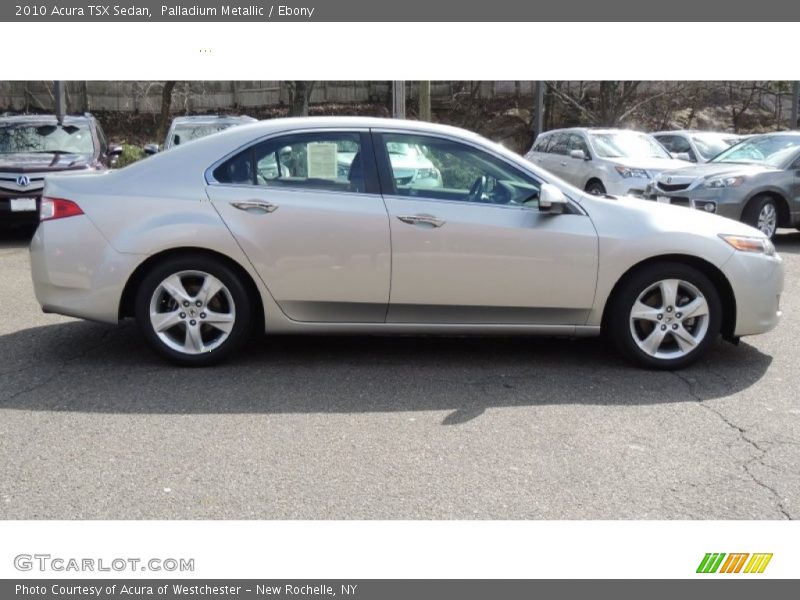 Palladium Metallic / Ebony 2010 Acura TSX Sedan