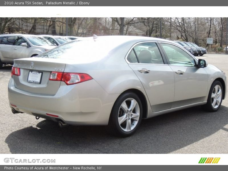 Palladium Metallic / Ebony 2010 Acura TSX Sedan