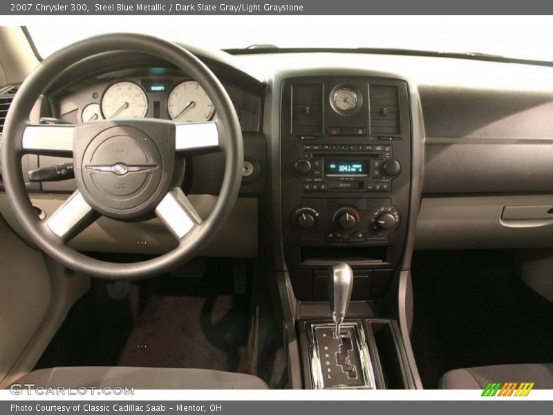 Steel Blue Metallic / Dark Slate Gray/Light Graystone 2007 Chrysler 300