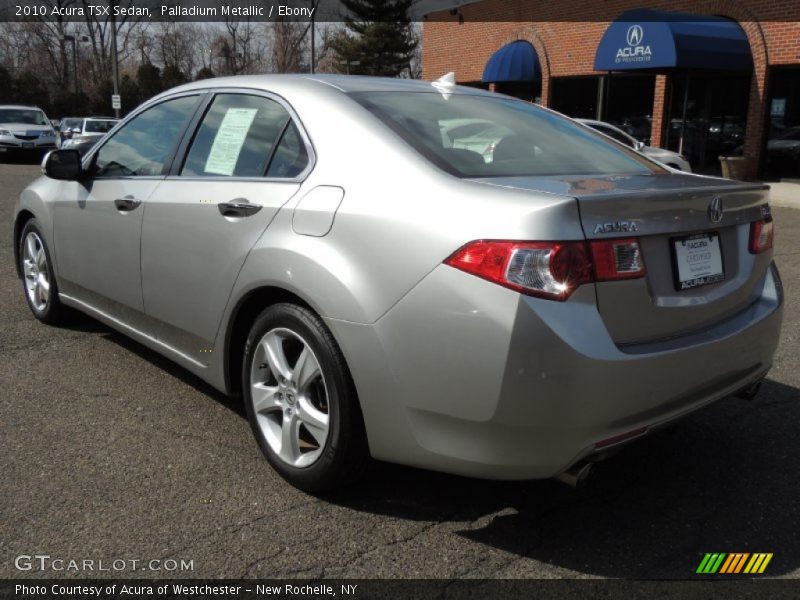 Palladium Metallic / Ebony 2010 Acura TSX Sedan
