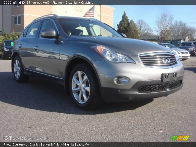 Platinum Graphite / Graphite 2010 Infiniti EX 35 Journey AWD