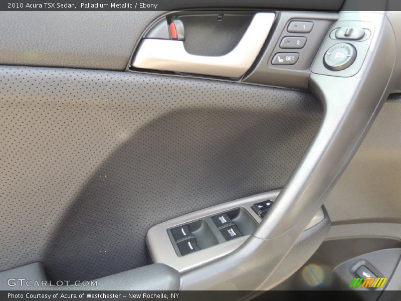 Palladium Metallic / Ebony 2010 Acura TSX Sedan