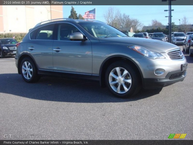Platinum Graphite / Graphite 2010 Infiniti EX 35 Journey AWD